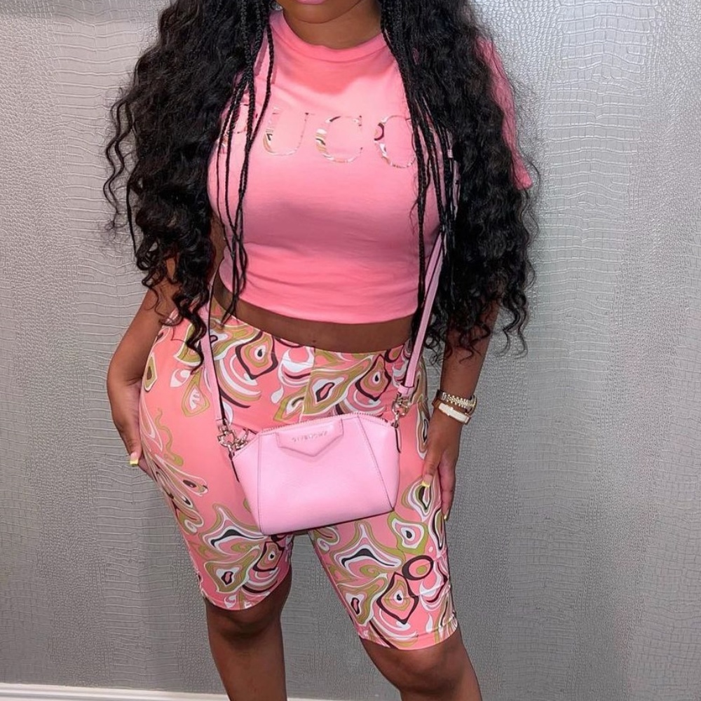 EMILO PUCCI PINK SET